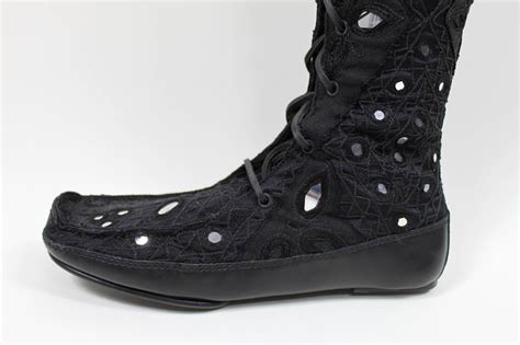 gucci black embroidered moccasins with appliqued mirrors|Gucci wedge loafers.